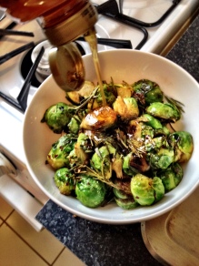 Honey Glazed Brussel Sprouts